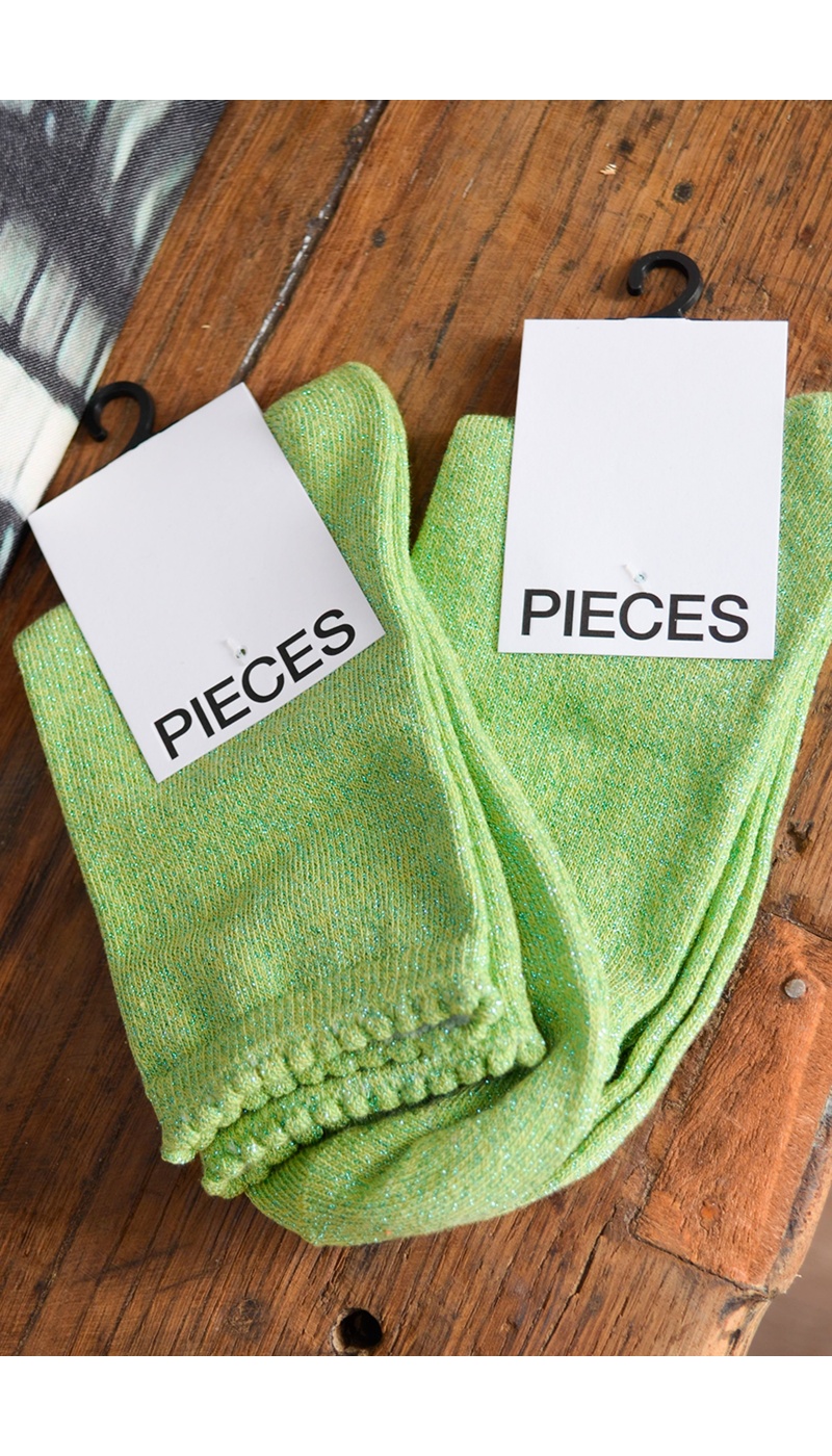 Chaussettes Paillettes Vertes SEBBY  - 2