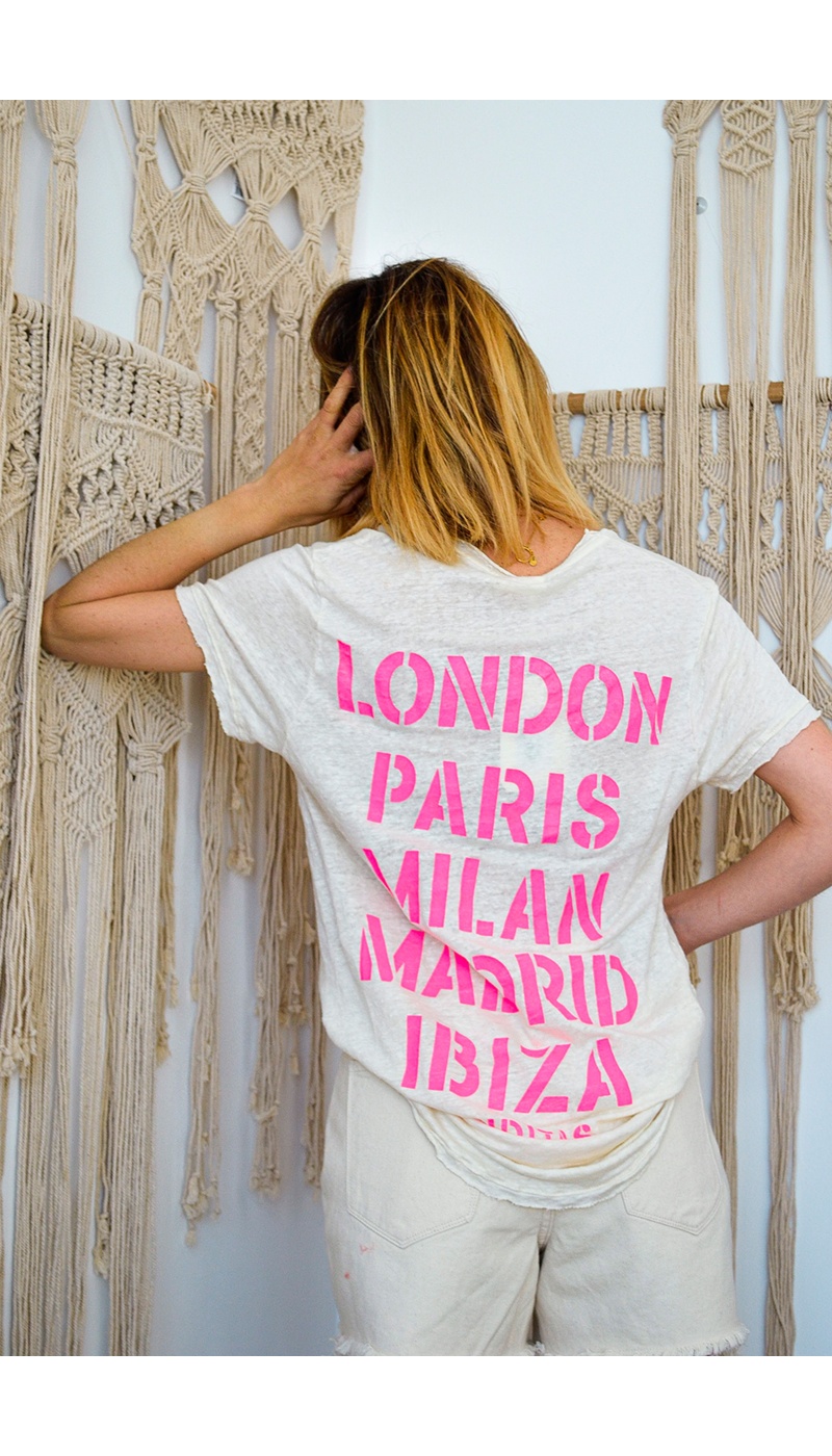 T-shirt Lin Rose Villes Banditas CANOA  - 1