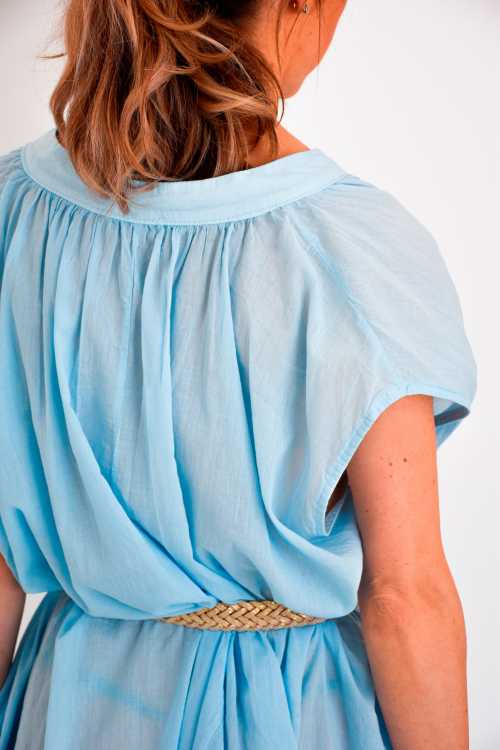 Abito Kimono in cotone Sky LEA  - 4