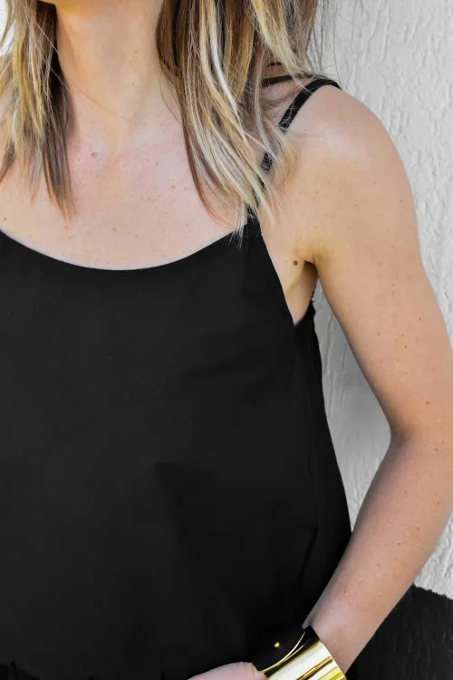 Top ricamato nero ONLLA ONLY - 4