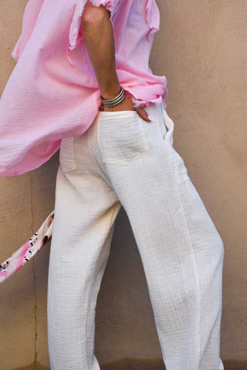 Pantaloni Gaz Ecru Banditas MOUSSE BANDITAS - 6