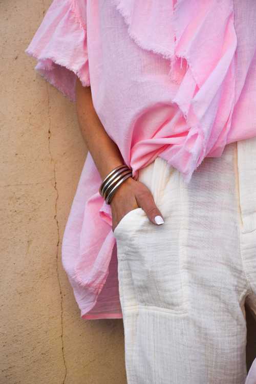 Pantaloni Gaz Ecru Banditas MOUSSE BANDITAS - 8