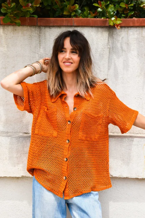 Blusa Calada Rust Banditas SLIDELL BANDITAS - 2