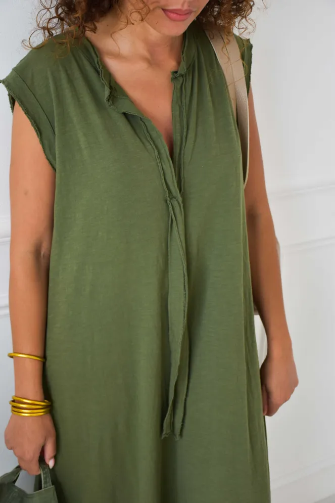 MOSCERIN Banditas Khaki Dress BANDITAS - 4