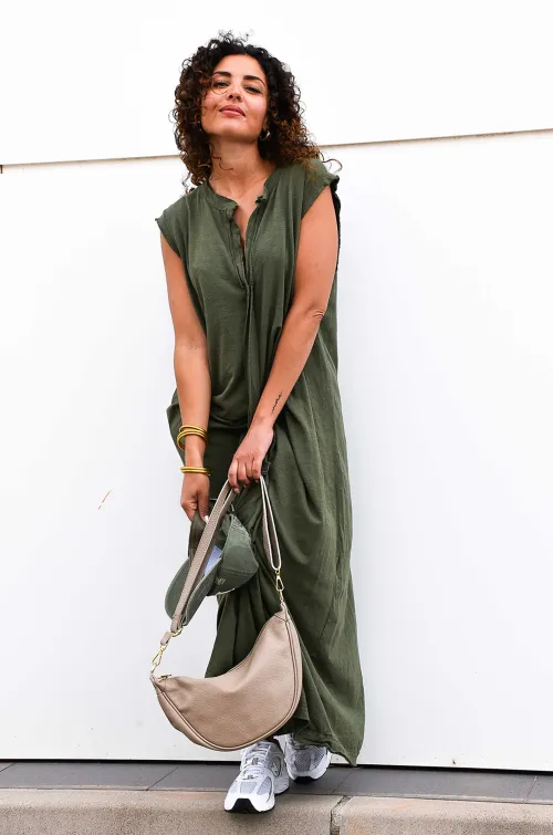 MOSCERIN Banditas Khaki Dress BANDITAS - 8