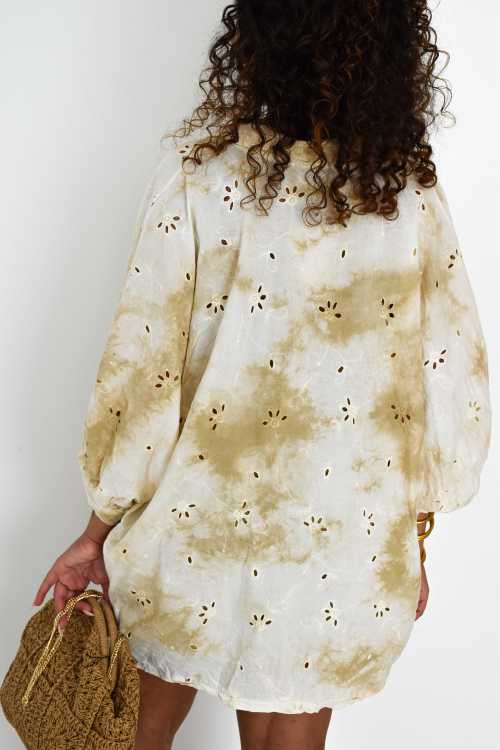 Blusa Bordada Crudo Banditas ISIDE BANDITAS - 5