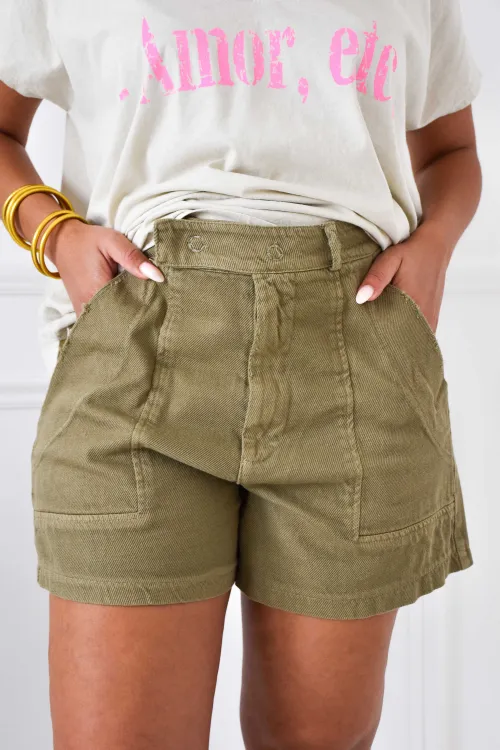 Shorts Banditas Caqui SIRENET BANDITAS - 1