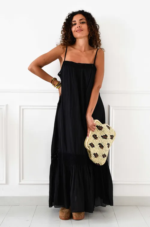 Robe Brodée Noire Banditas SEMOLA BANDITAS - 7
