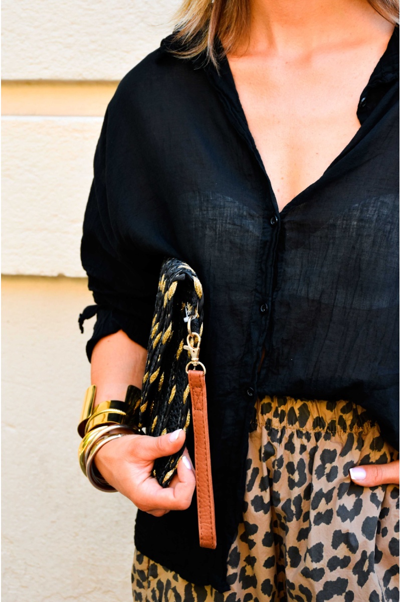 Blusa Banditas AGATA Negra Noho - 1 2