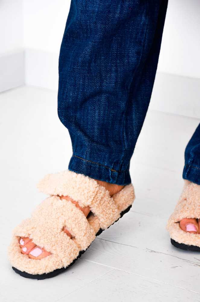 AUXANE Beige Moumoute Sandals Noho - 1 | SHOES