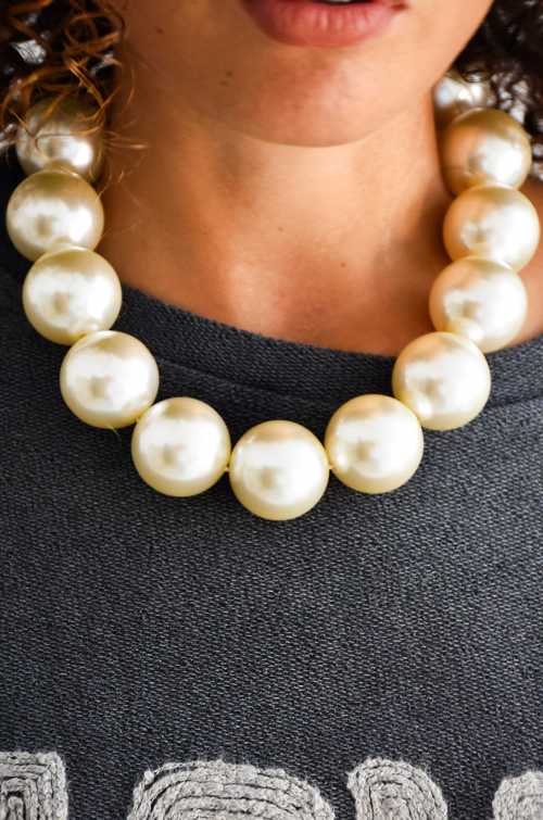 Collar de Perlas Gruesas BRITNEY Noho - 2