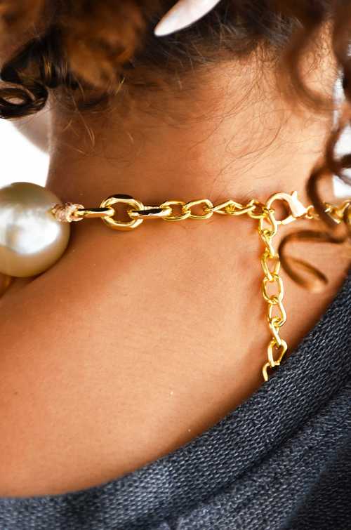 Collar de Perlas Gruesas BRITNEY Noho - 4