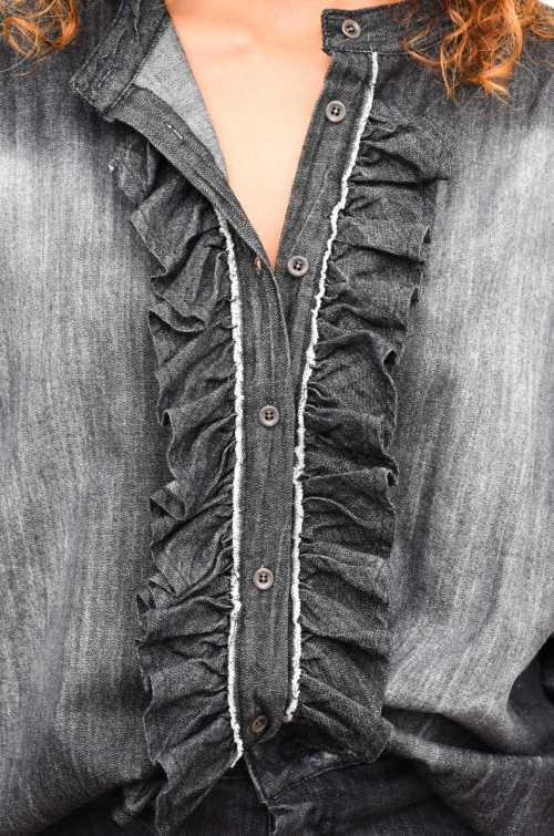 Camicetta di jeans grigia Banditas RUINART BANDITAS - 2