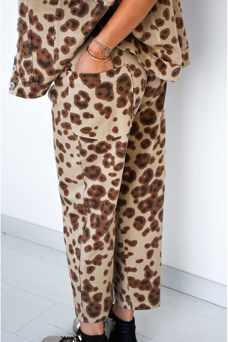 Jean Imprimé Léopard Banditas CUCCIOLO BANDITAS - 1 2