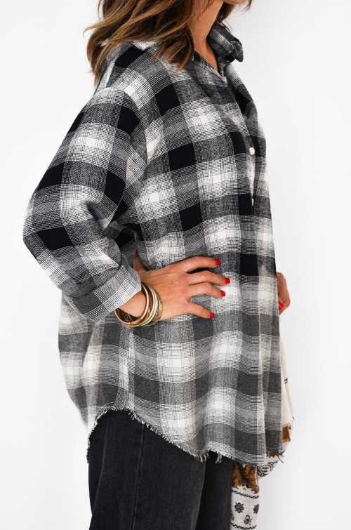 Blusa negra Banditas Carreaux PAPAVERO BANDITAS - 3