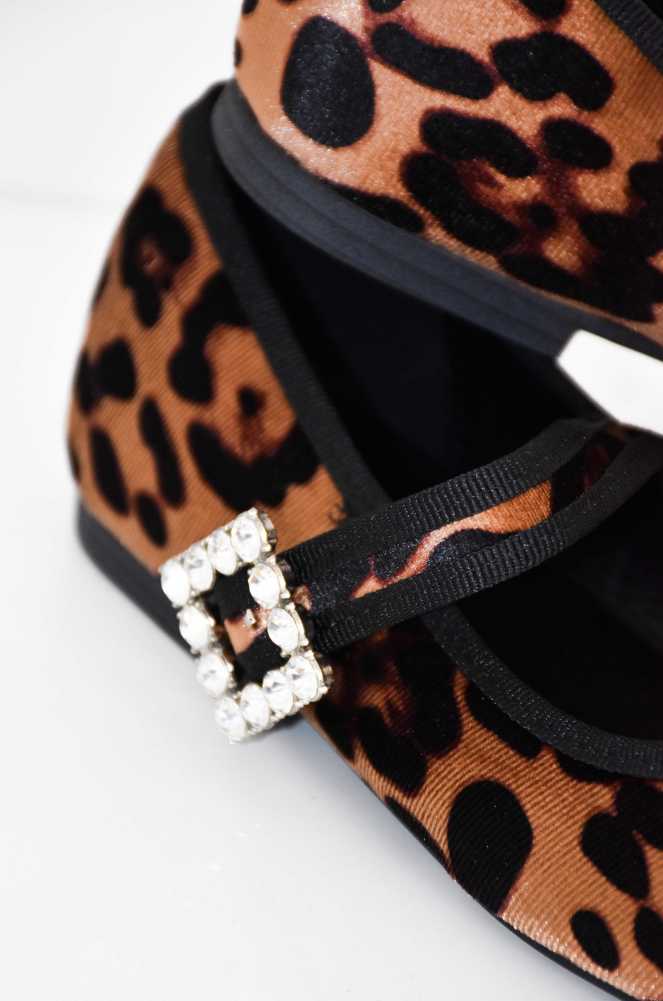 Ballerine in velluto leopardato NATHA Noho - 3 | SCARPE