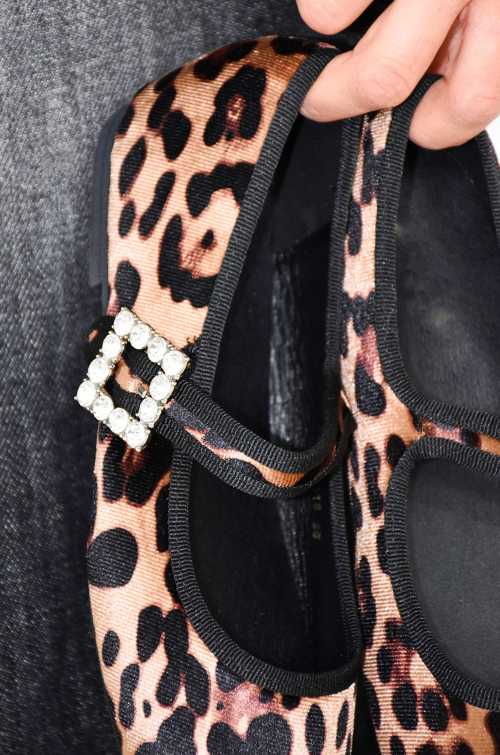 Bailarinas de terciopelo con leopardo NATHA Noho - 4 | ZAPATOS