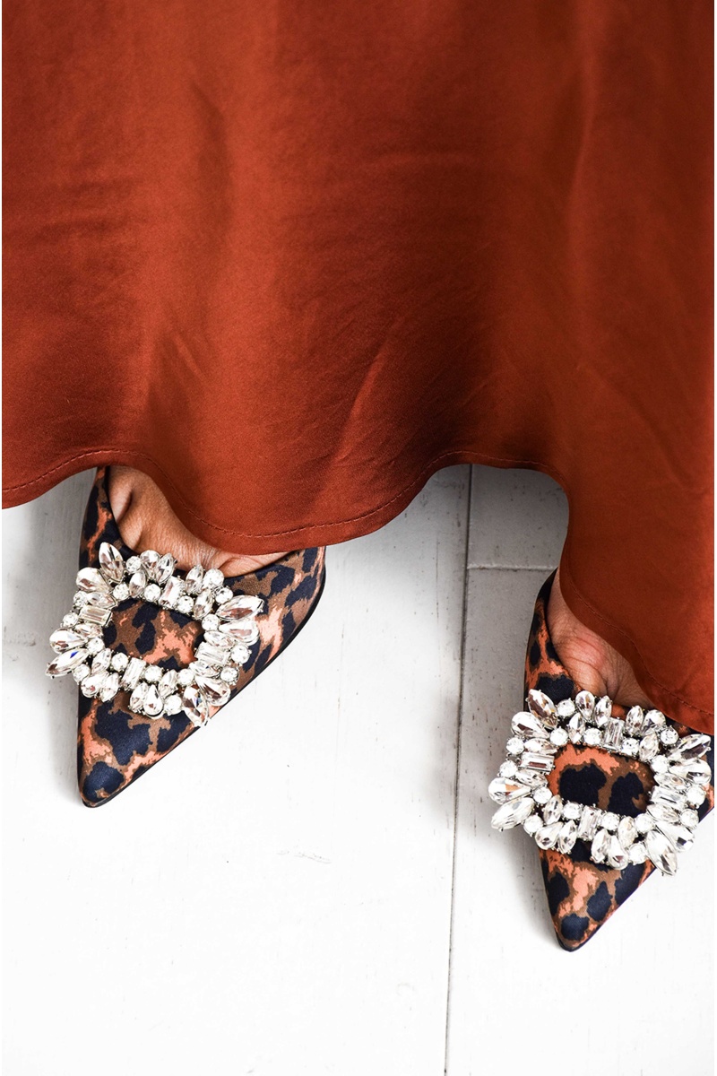 Talons Aiguilles Strass LEO Noho - 1