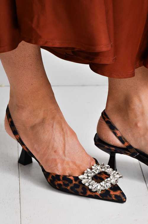 igdandco LEOPAR CAMEL CHAUSSURES TALONS FEMME Noho - 2