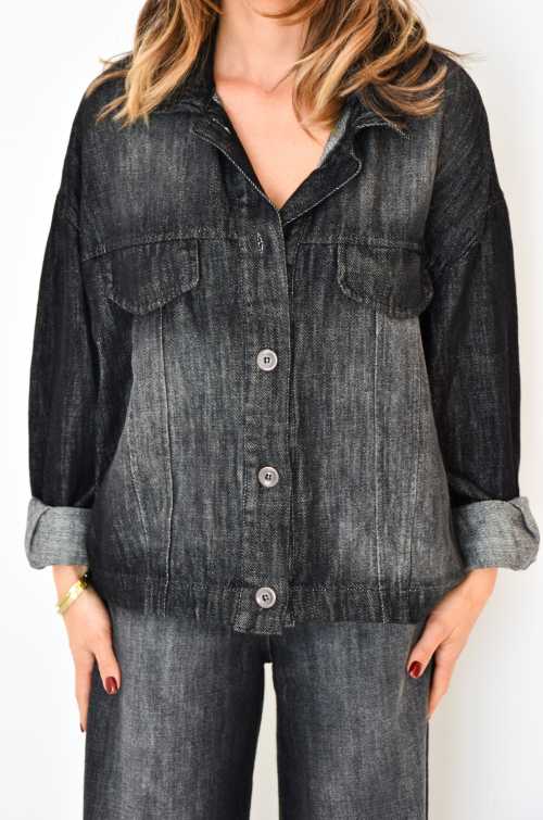 banditas JEANS NOIR VESTES FEMME BANDITAS - 3