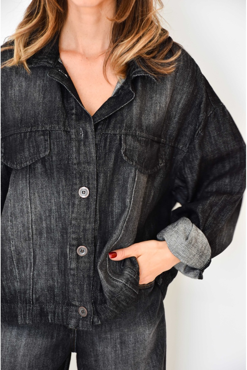 banditas JEANS NOIR VESTES FEMME BANDITAS - 1 2