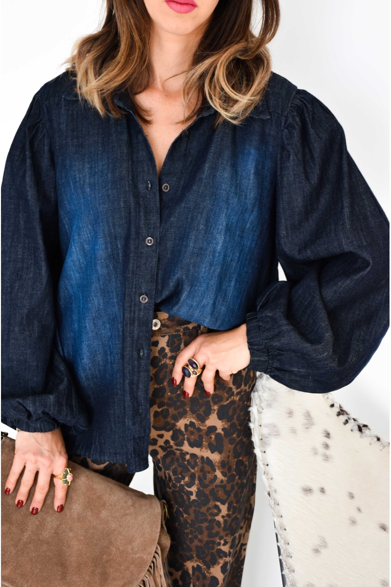 banditas JEANS BL/NOI CHEMISIER BANDITAS - 1 2