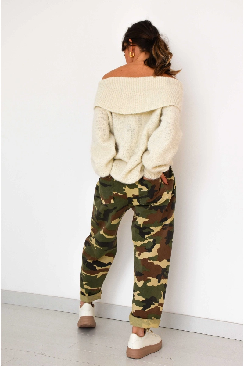 banditas CAMOUF KAKI PANTALON FEMME BANDITAS - 1 2