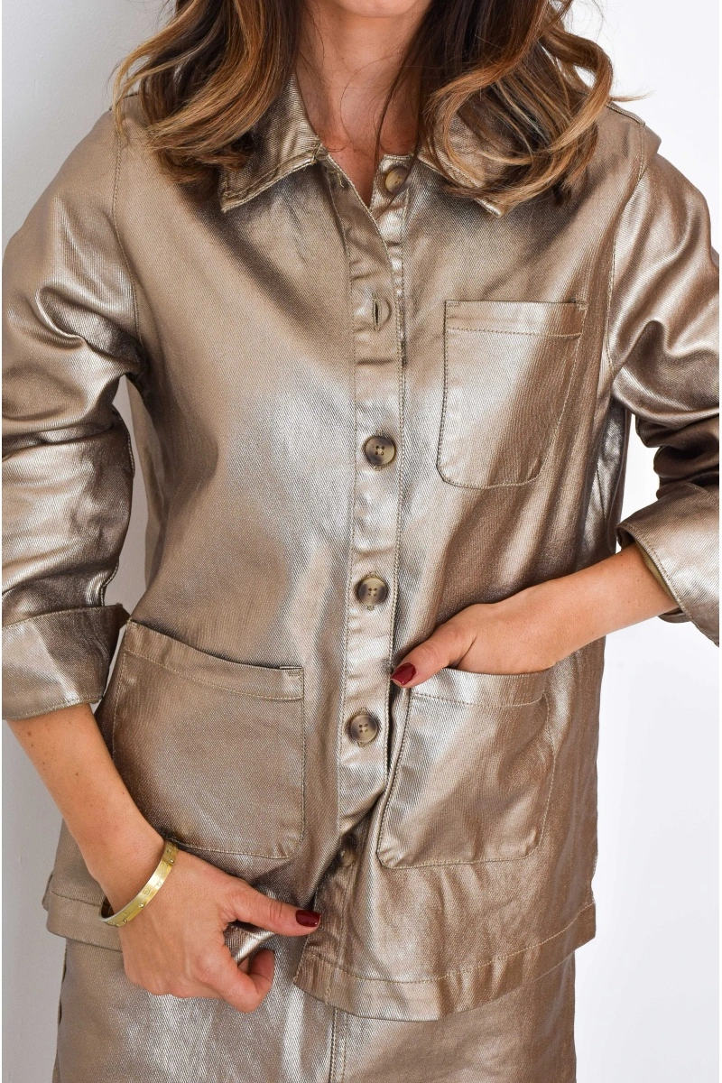 PIECES GOLD COLOUR VESTES Noho - 1 2