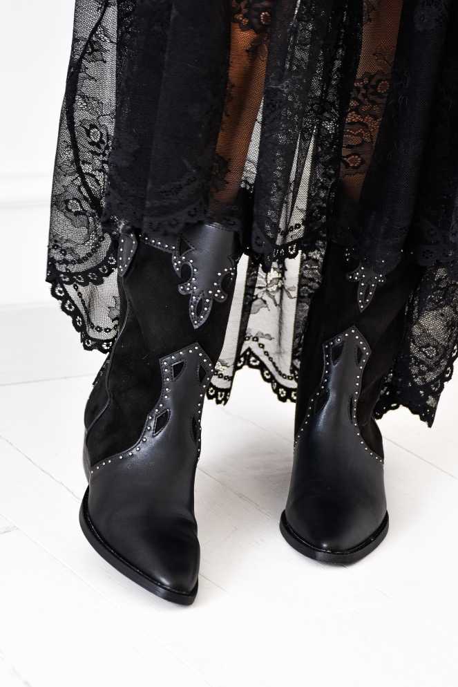 chloe et lucas CLOUT NOIR BOTTES FEMME Noho - 3