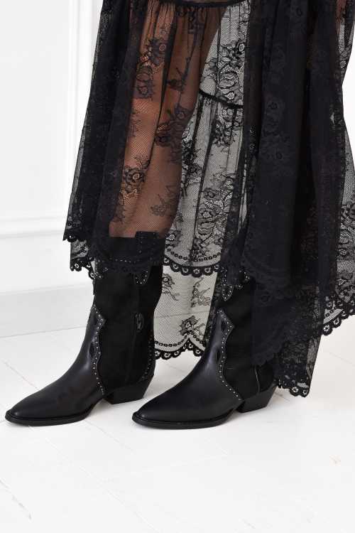 chloe et lucas CLOUT NOIR BOTTES FEMME Noho - 4