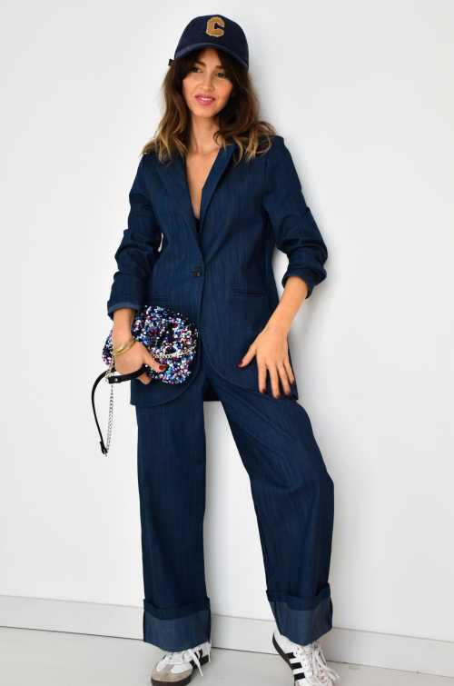 minth srl DENIM BLEU VESTES FEMME Noho - 2