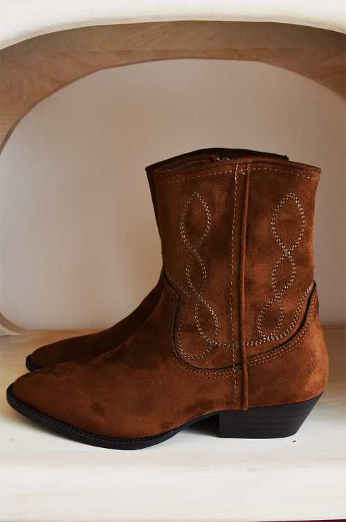 chloe et lucas  CAMEL BOTTINE Noho - 2