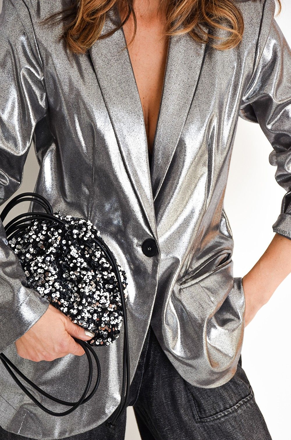 Giacca blazer argento LINCOLN Banditas BANDITAS - 1