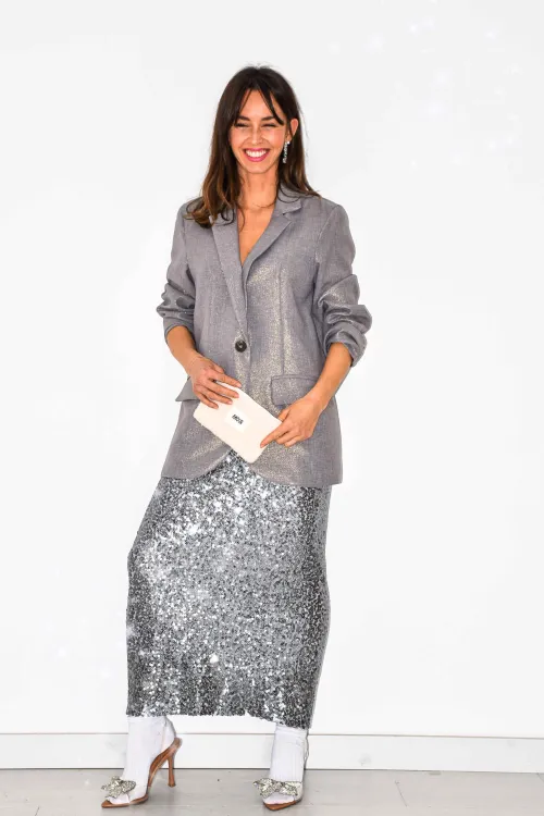 banditas PAILLE GRIS VESTES FEMME