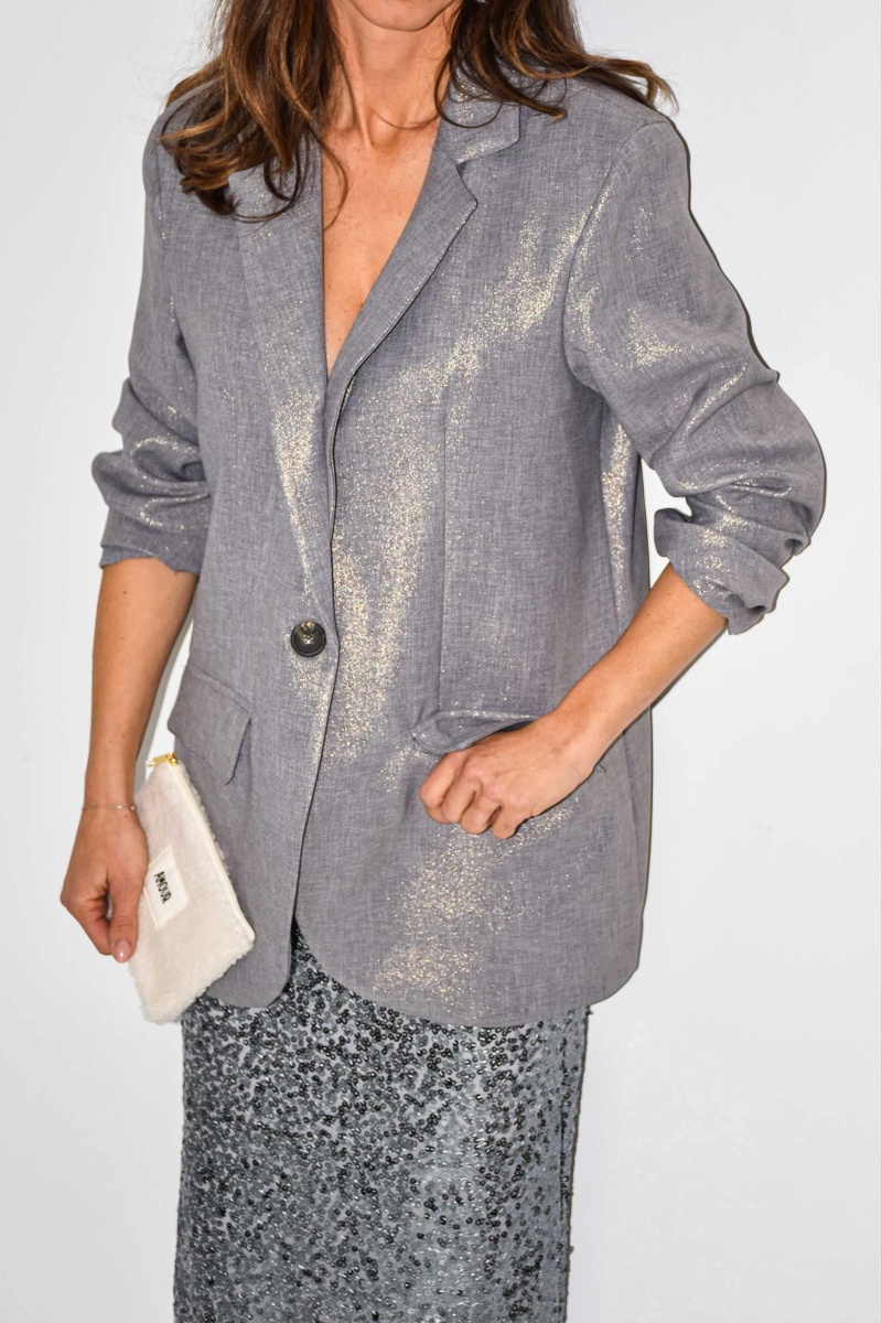 banditas PAILLE GRIS VESTES FEMME
