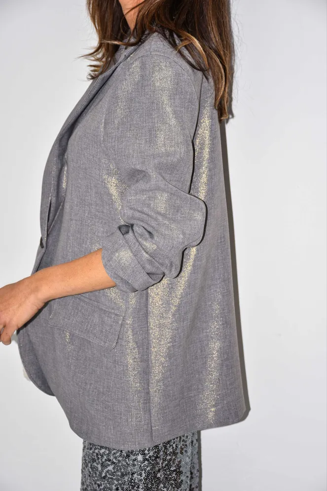 banditas PAILLE GRIS VESTES FEMME