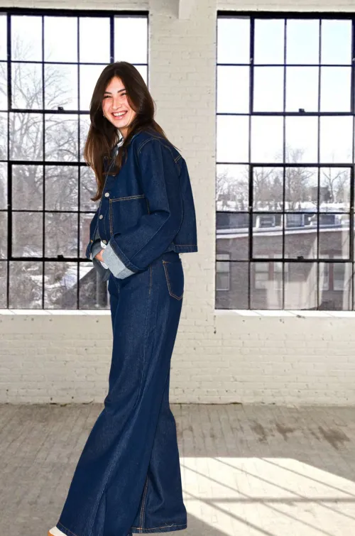 Jean Wide Leg Brut KEMA