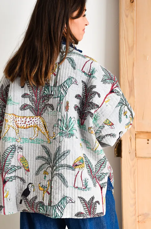 Veste Imprimée Velours SALLY