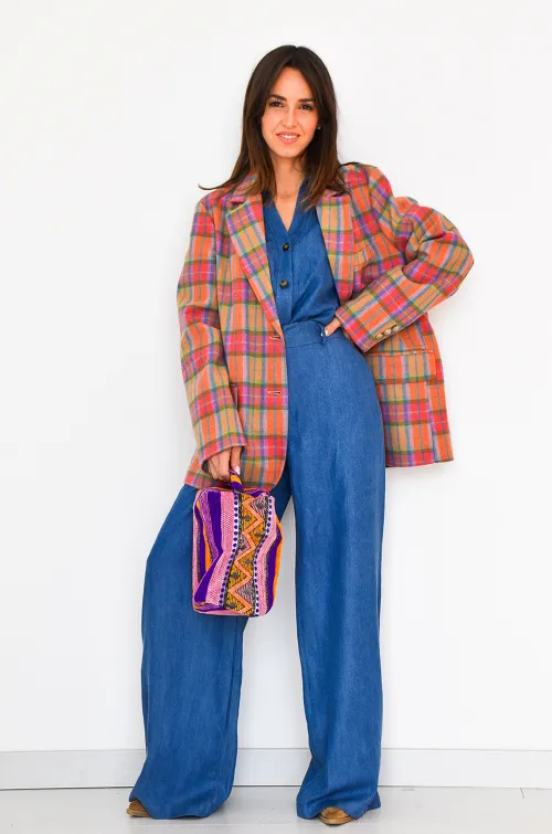 noho maroc IMPRI VIOLET POCHETTE