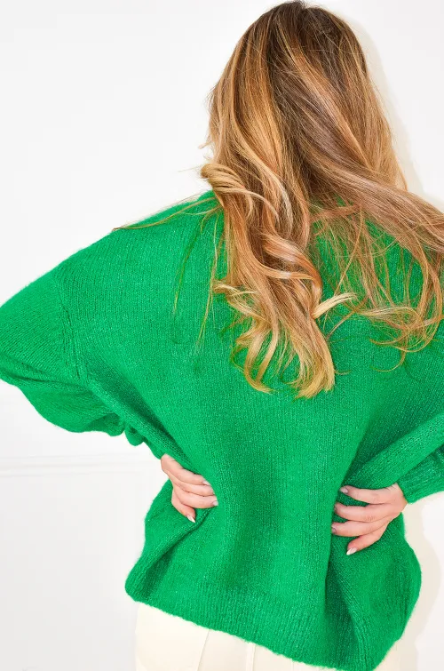 LILY DRESSING SO KITSCH BOUTON VERT GILET FEMME