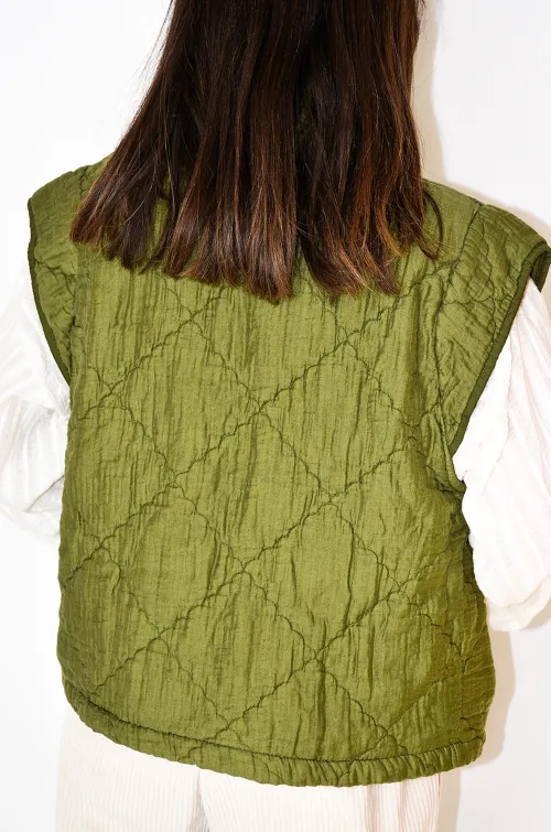 johanna toutoun SANSMA KAKI VESTES FEMME