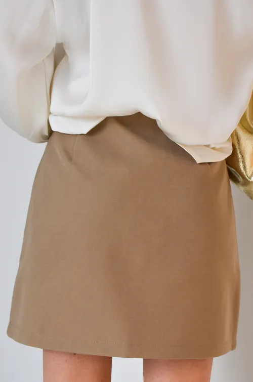 UNIKAPARIS SARL N.THREE  BEIGE JUPES FEMME