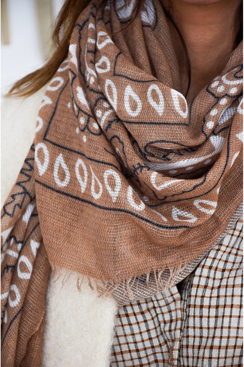 Foulard Bandana Camel CLEA 2