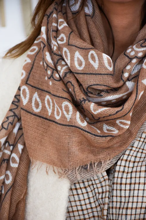 Foulard Bandana Camel CLEA
