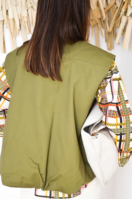 Veste Imprimée Kaki PATRICIU