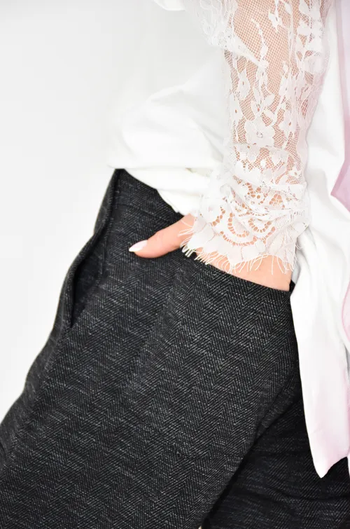 banditas CHINE NOIR PANTALON FEMME