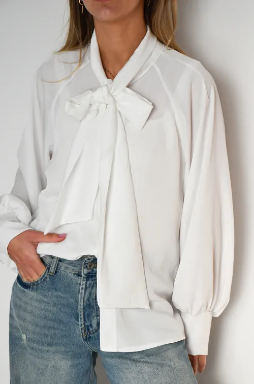 MODA EUROPA NOEUD BLANC CHEMISIER