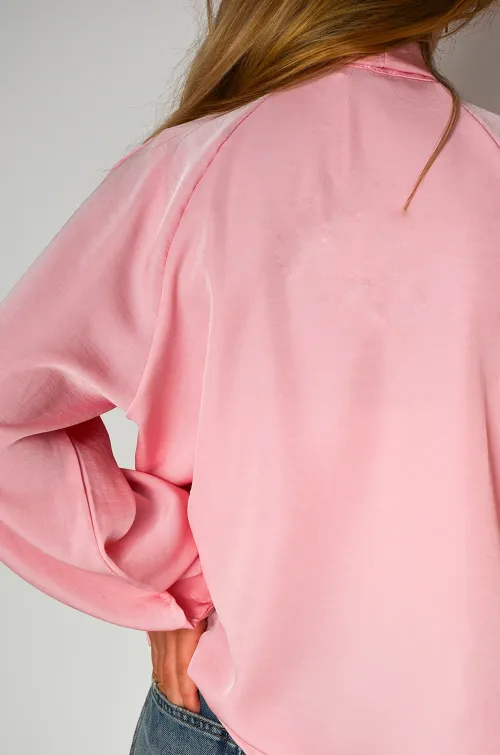 MODA EUROPA NOEUD ROSE CHEMISIER