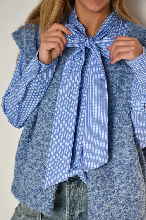BLUED SOUL CARREA BLEU CHEMISIERS