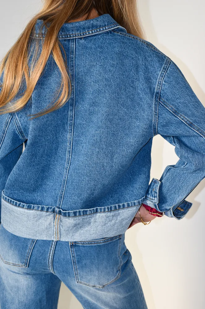 DAPHNEA REVERS DENIM VESTES FEMME